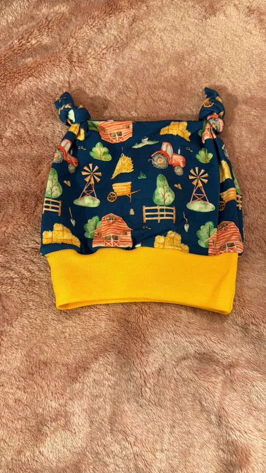 Newborn Mütze mit Bündchen